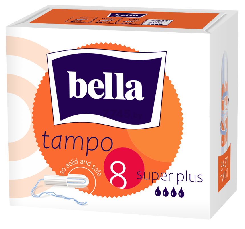 Тампоны BELLA Tampo Super Plus 8 штук (5900516320317)